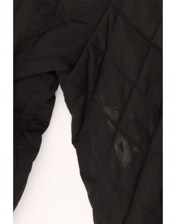 Zara Herren Steppjacke UK 38 Medium Schwarz Polyester