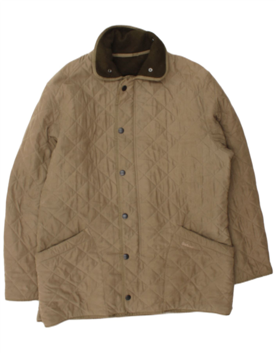 Barbour Herren Steppjacke UK 42 XL Beige Polyester