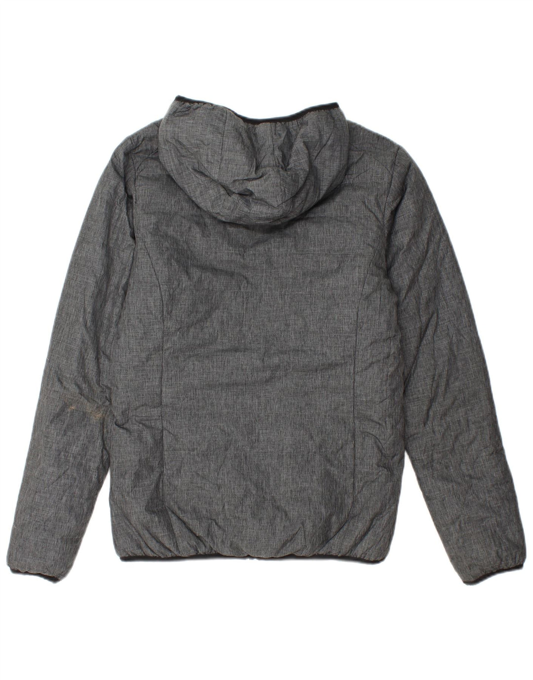 Ellesse Damen Übergroße, wendbare, wattierte Jacke mit Kapuze, UK 10, Größe S, Grau