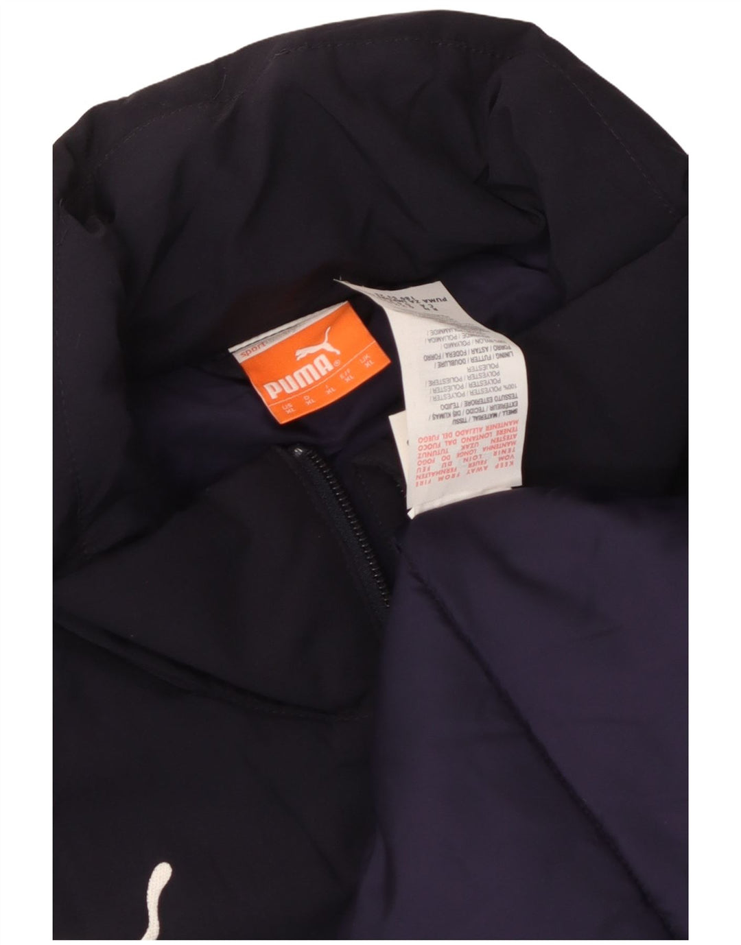 Puma Herren Graphic Windbreaker Jacke UK 42 XL Marineblau Polyester