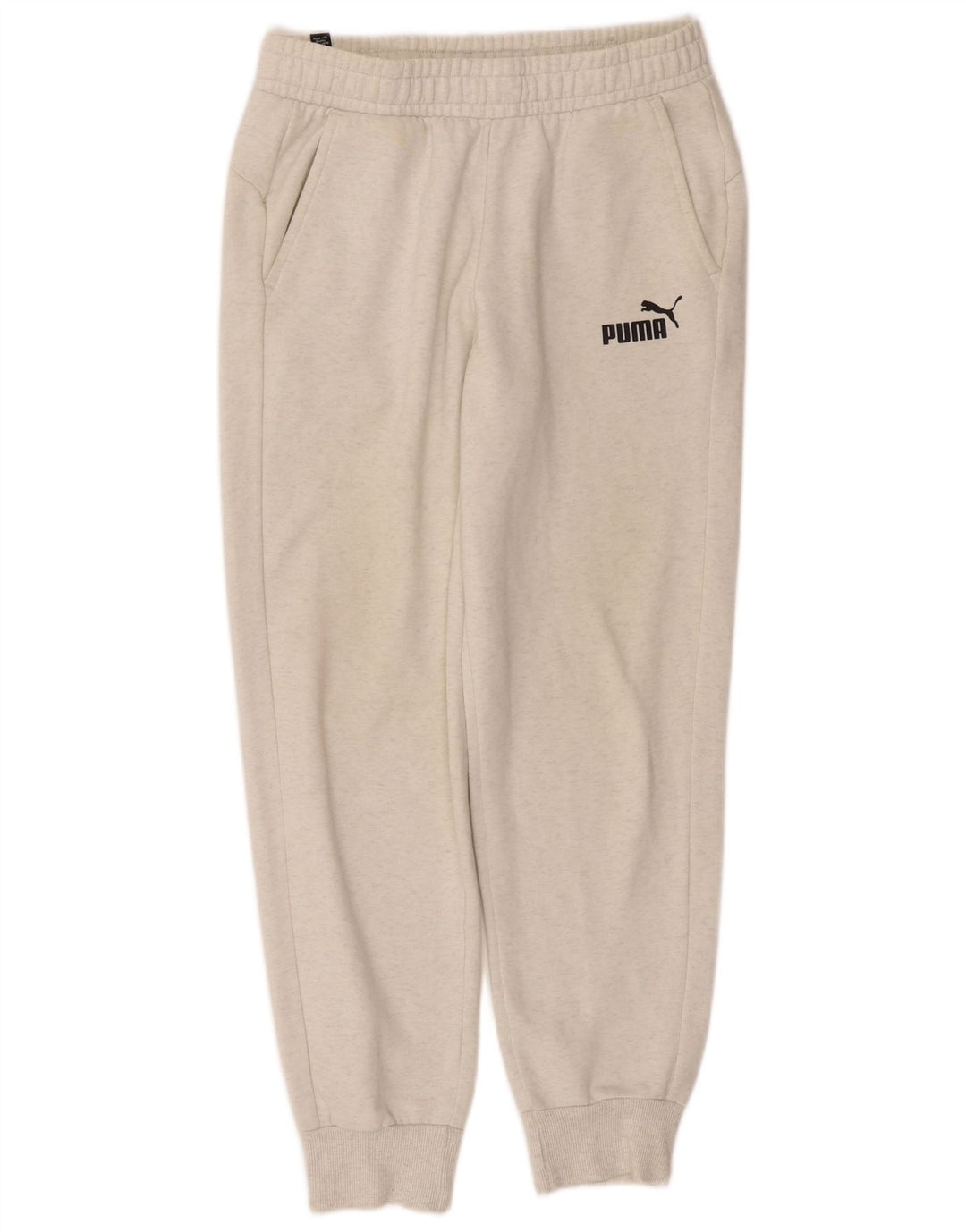 Puma Herren-Trainingshose, Jogginghose, mittelweiße Baumwolle