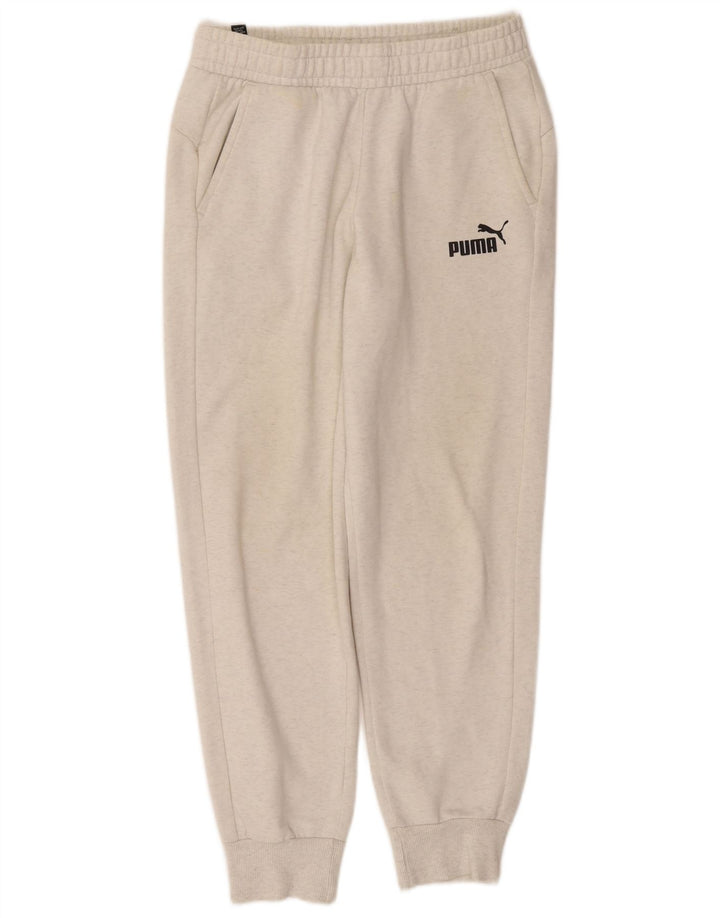 Puma Herren-Trainingshose, Jogginghose, mittelweiße Baumwolle