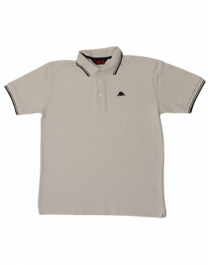Kappa Herren-Poloshirt aus mittelblauer Baumwolle