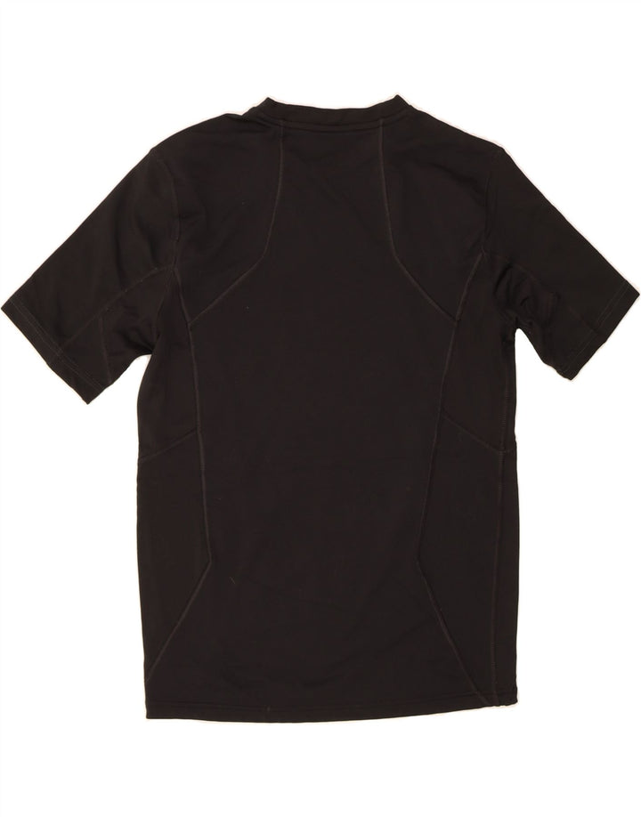 RUSSELL ATHLETIC Mens Dri-Power T-Shirt Top Medium Black Polyester Vintage Russell Athletic and Second-Hand Russell Athletic from Messina Hembry 