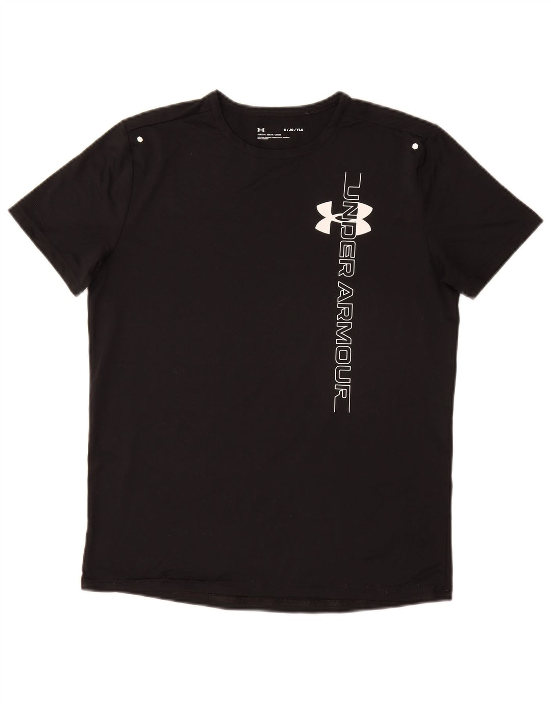 UNDER ARMOUR Jungen lockeres T-Shirt mit Grafik, 11–12 Jahre, Größe L, Schwarz