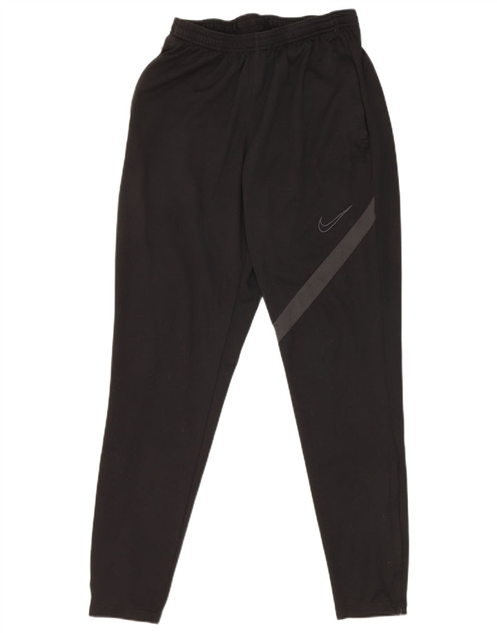Nike Herren Dri Fit Trainingshose Mittelschwarzes Colourblock-Polyester