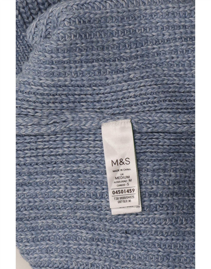 Marks & Spencer Damen Weste Tank Top UK 14 Mittelblaues Polyester