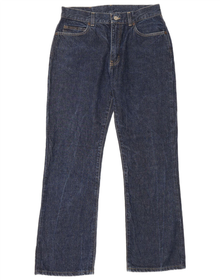 Calvin Klein Herren Bootcut Jeans W30 L28 Blaue Baumwolle
