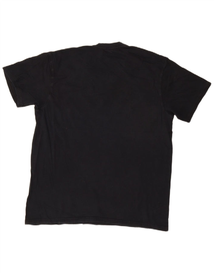 CALVIN KLEIN Herren T-Shirt Top Large Marineblau Baumwolle