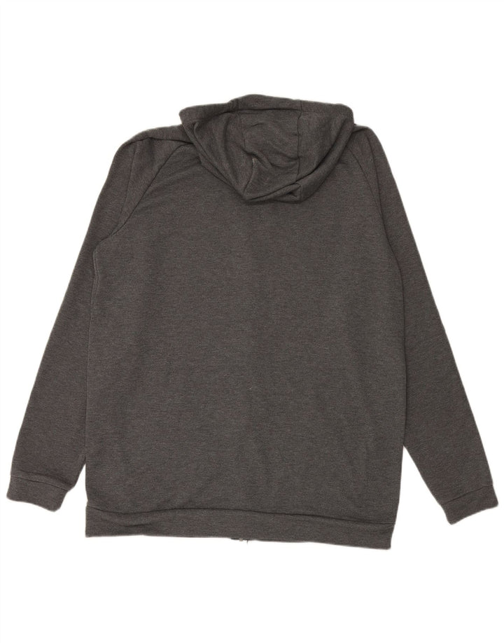NIKE Herren Dri Fit Zip Hoodie Pullover XL Grau Polyester