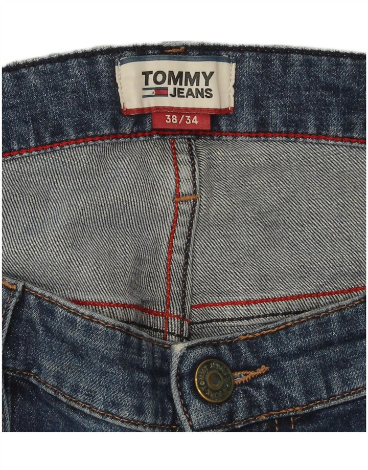 Tommy Hilfiger Herren Ryan Bootcut Jeans W38 L29 Blaue Baumwolle