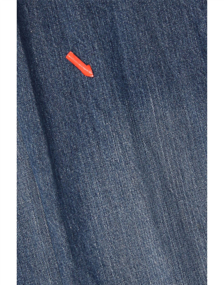 Marks & Spencer Herren Blue Harbor Straight Jeans W32 L33 Blaue Baumwolle