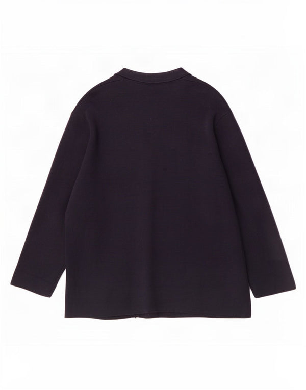 Marks & Spencer Womens St. Michael Cardigan Sweater UK 20 2XL Navy Blue