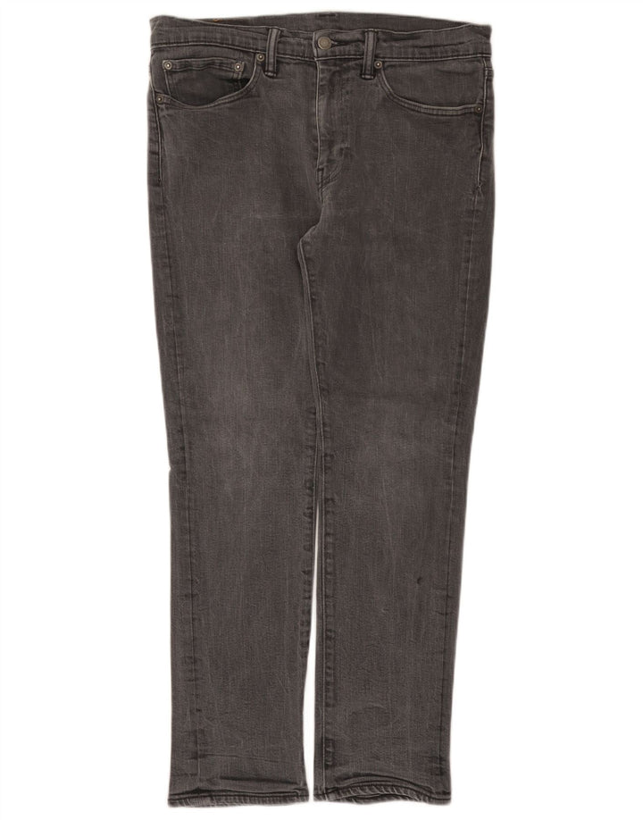 Levi's Herren Slim Jeans W34 L30 Graue Baumwolle