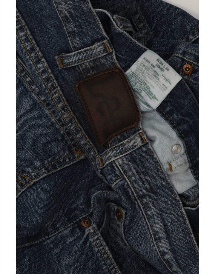 Lee Herren Denver Bootcut Jeans W38 L29 Marineblaue Baumwolle