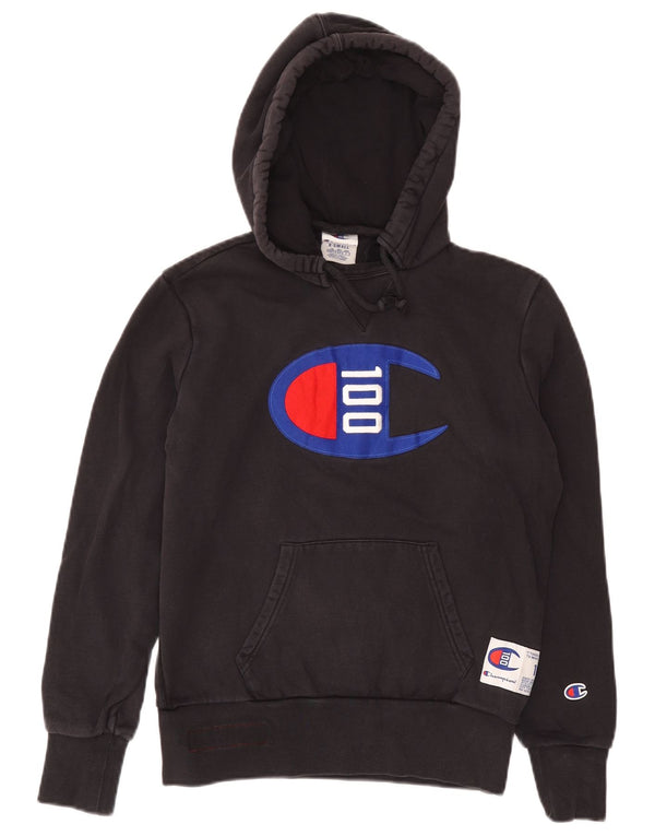 Champion Herren Graphic Hoodie Pullover XS Grau Baumwolle