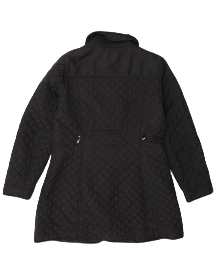 Hobbs Damen Steppmantel UK 14 Medium Schwarz Polyamid