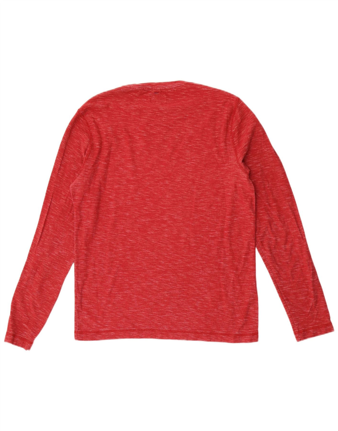 Jack Wills Herren-Oberteil, langärmelig, klein, rot gesprenkelte Baumwolle