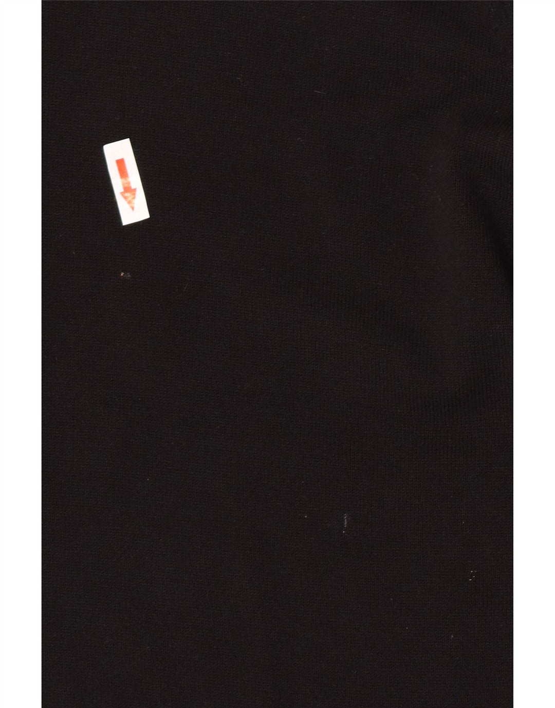 Marks & Spencer Herren-Pullover mit V-Ausschnitt, groß, aus schwarzer Baumwolle