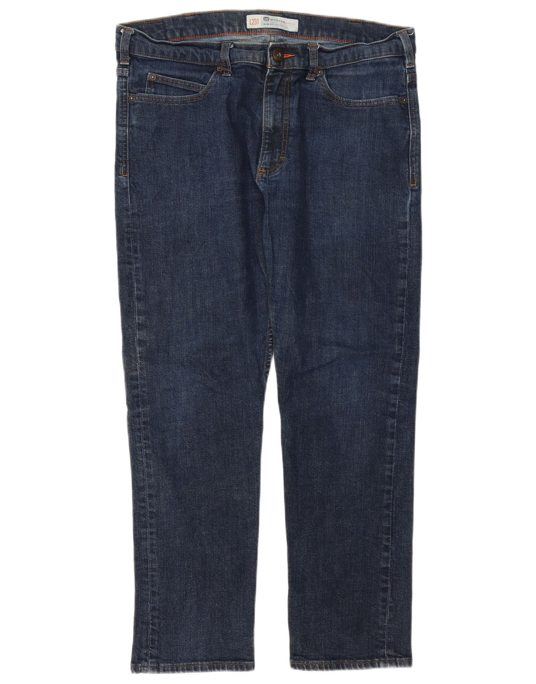 Lee Herren Tapered Slim Jeans W36 L28 Blau