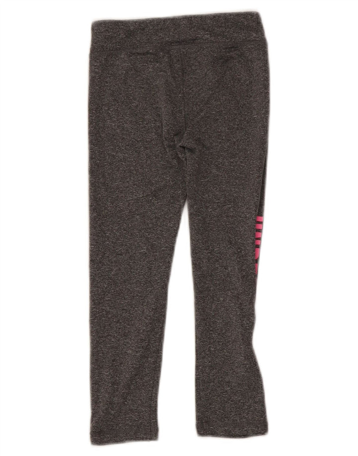 Under Armour Mädchen-Leggings mit Grafik, 4–5 Jahre, grau meliert