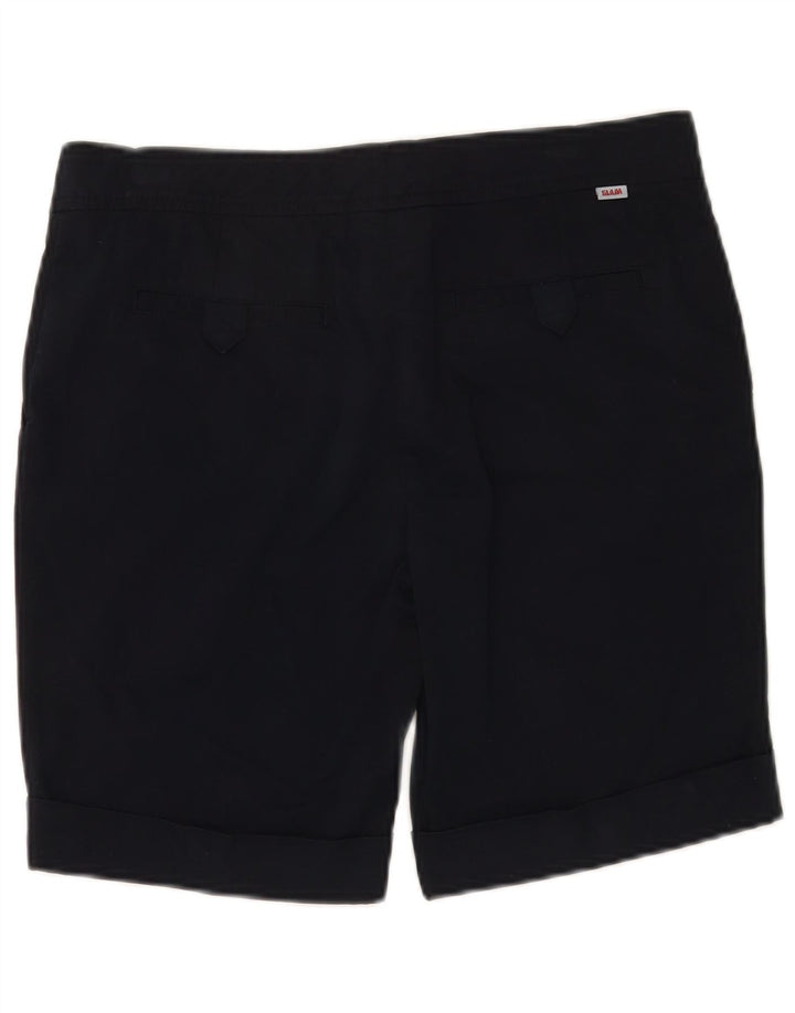 Slam Damen Chinoshorts IT 42 Medium W32 Marineblau Baumwolle