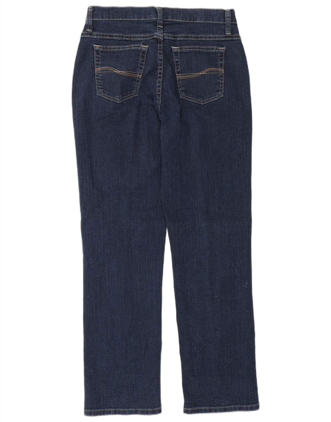 Lee Damen Straight Jeans US 8 Medium W28 L30 Marineblaue Baumwolle