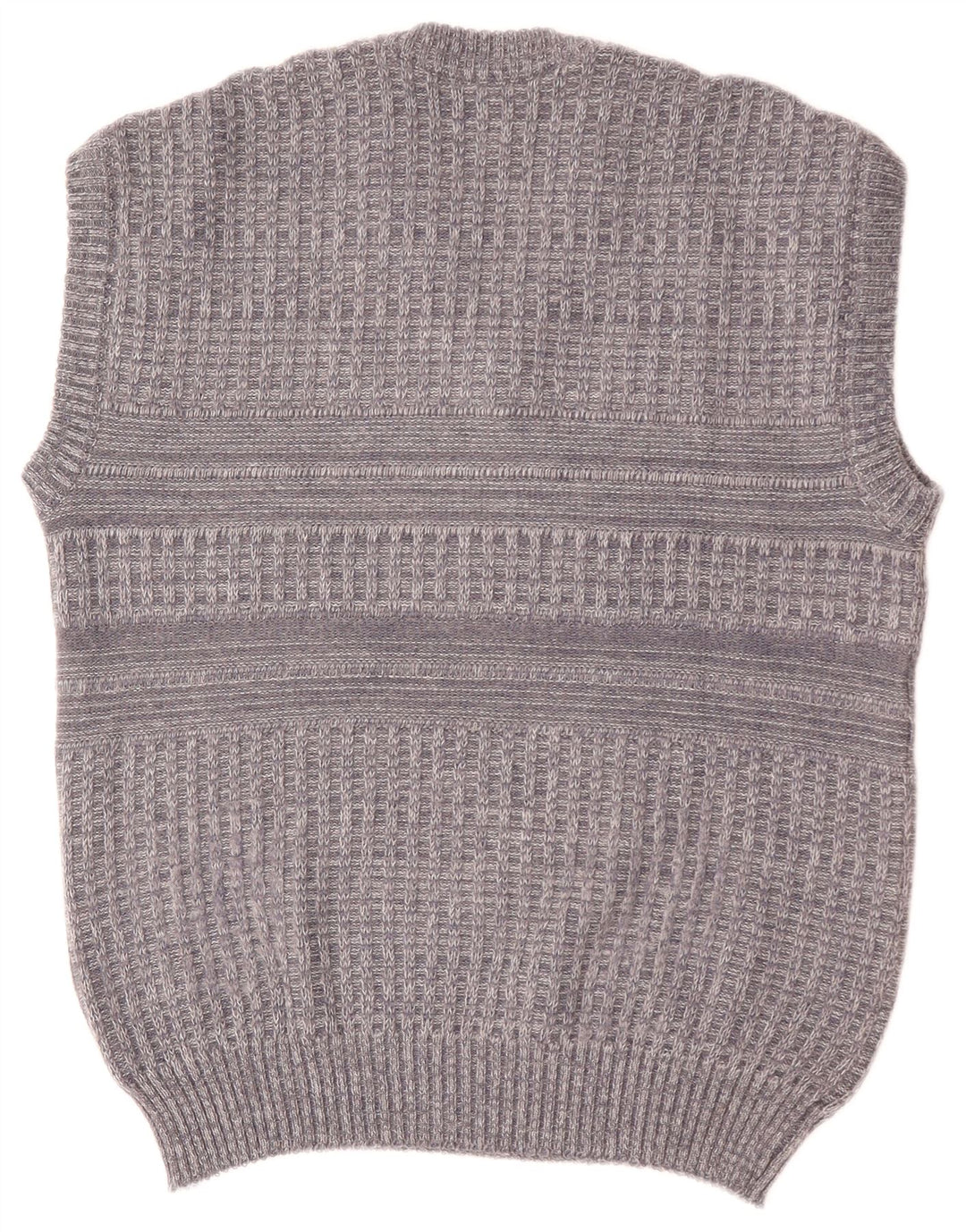 Vintage Herren Weste Tank Top Groß Grau