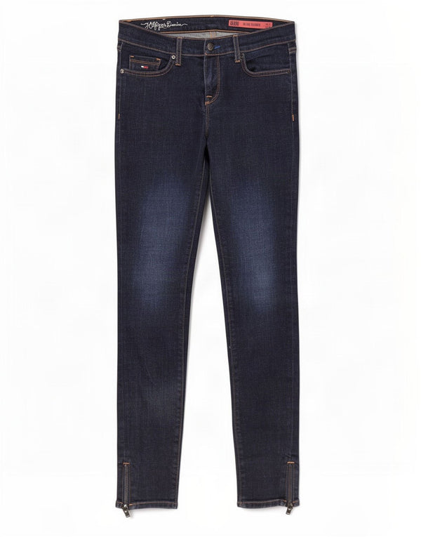 Tommy Hilfiger Damen Nina Skinny Jeans W28 L30 Marineblau Baumwolle