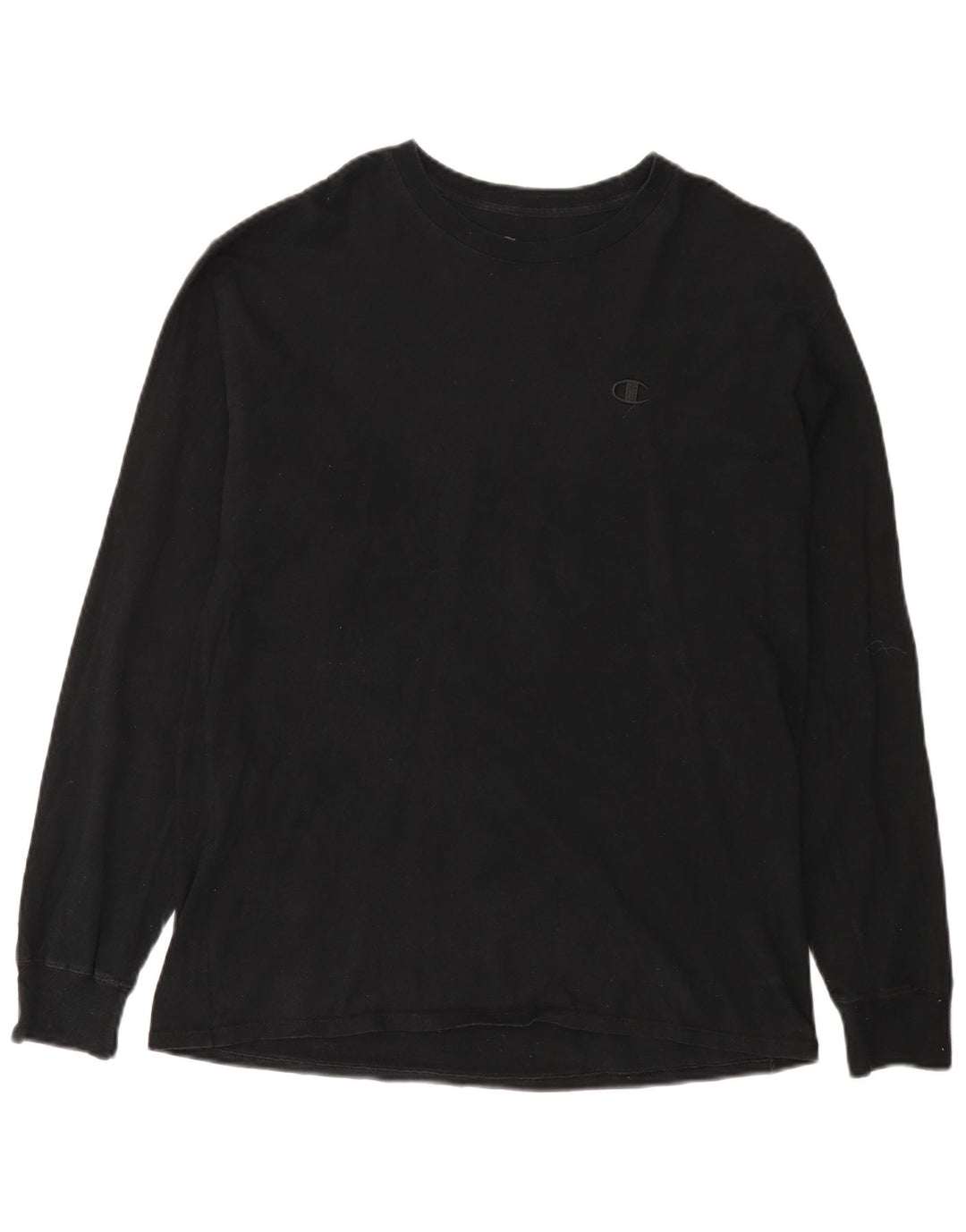 Champion Herren-Top, langärmelig, Größe L, Schwarz