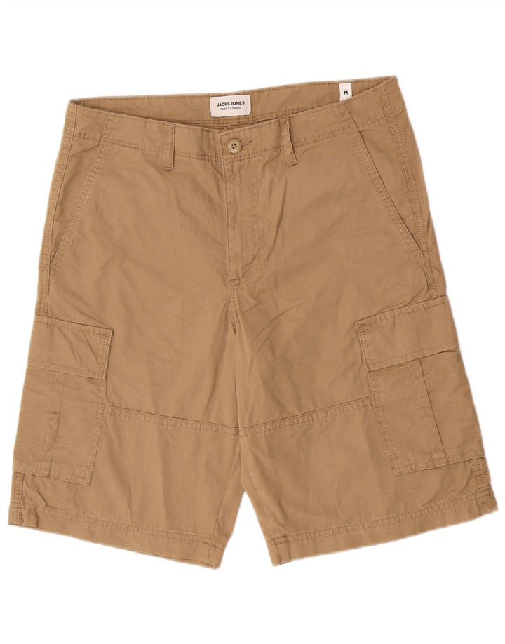 Jack & Jones Herren Cargoshorts Medium W32 Beige Baumwolle