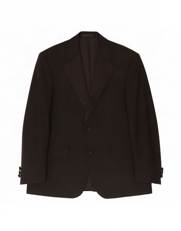 Marks & Spencer Herren-Blazer mit 2 Knöpfen, UK 38, mittelschwarz
