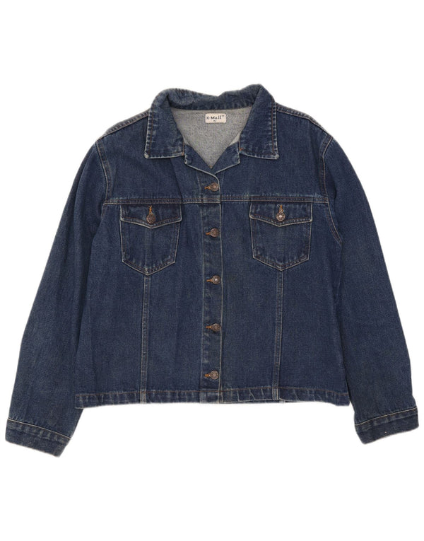 X-Mail Damen Jeansjacke IT 42 Medium Navy Blue