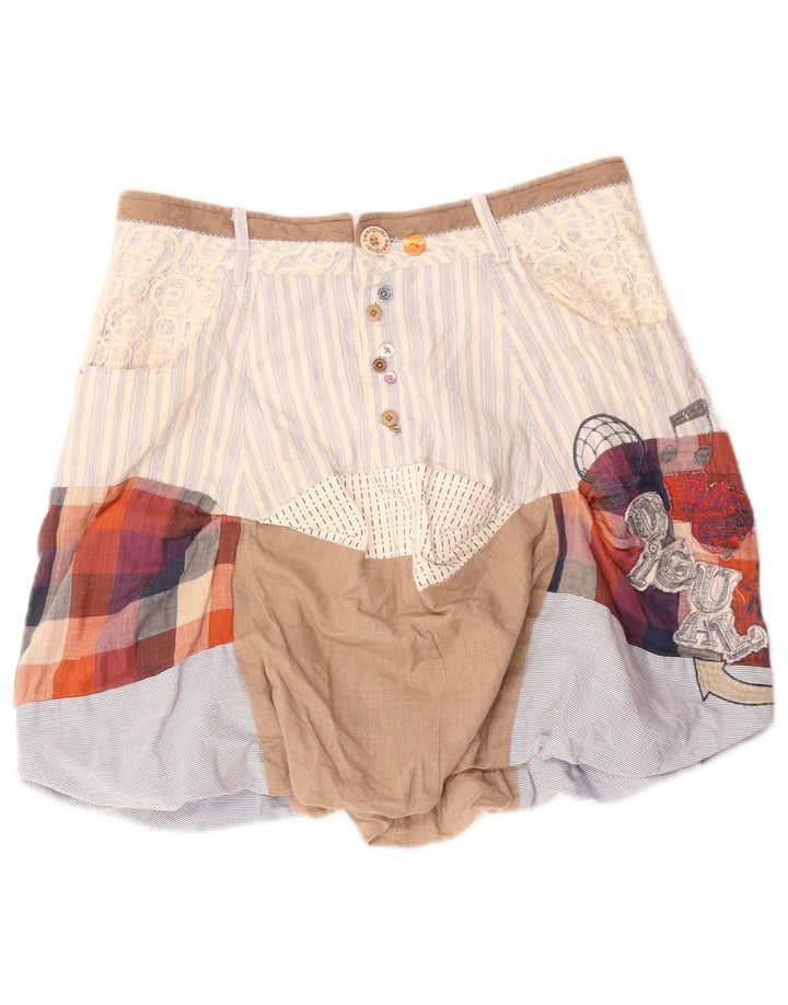 DESIGUAL Womens Bubble Rock EU 36 Small W30 Mehrfarbiges Patchwork