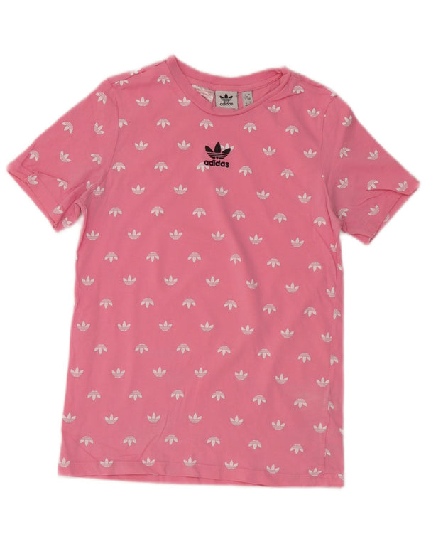 Adidas Mädchen Grafik T-Shirt Top 12–13 Jahre rosa Baumwolle