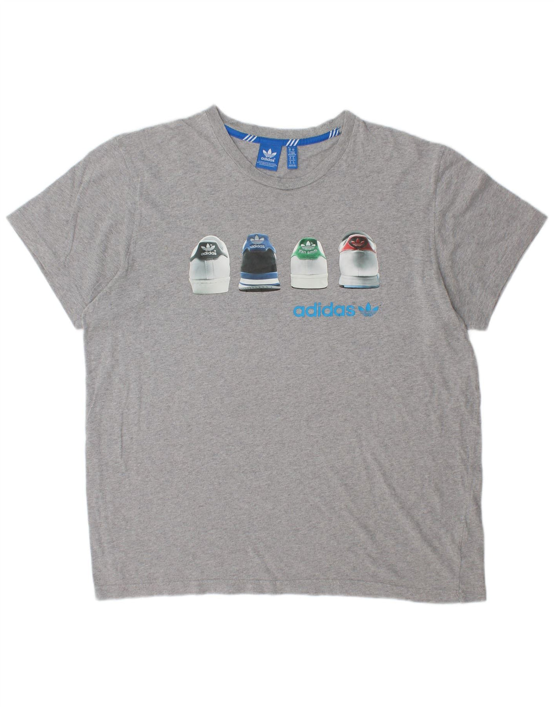 ADIDAS Herren Grafik T-Shirt Top XL Grau