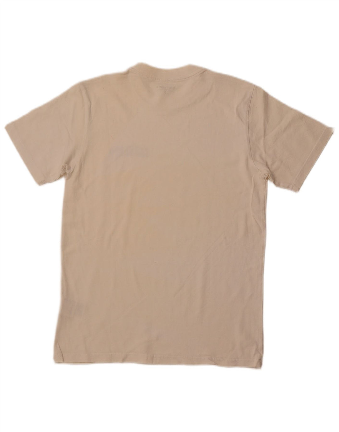 CARHARTT Herren-T-Shirt mit Grafik, Größe S, cremefarbene Baumwolle