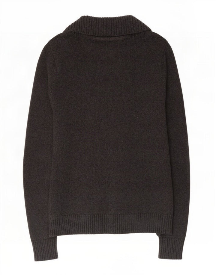 Jack & Jones Herren-Cardigan-Pullover, kleine graue Baumwolle