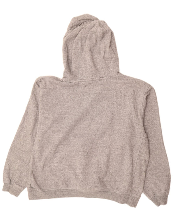 JACK WILLS Herren-Kapuzenpullover mit Grafik, 3XL, grau gefleckte Baumwolle