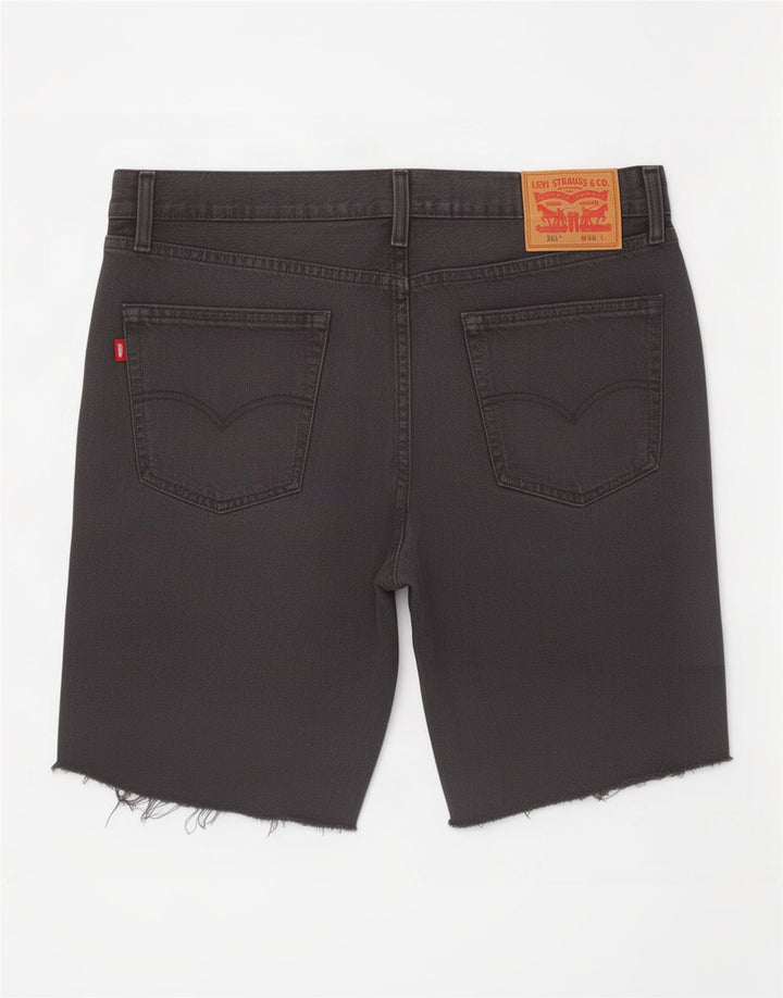 Levi's Herren 511 Denim-Shorts, Größe L, W36, graue Baumwolle