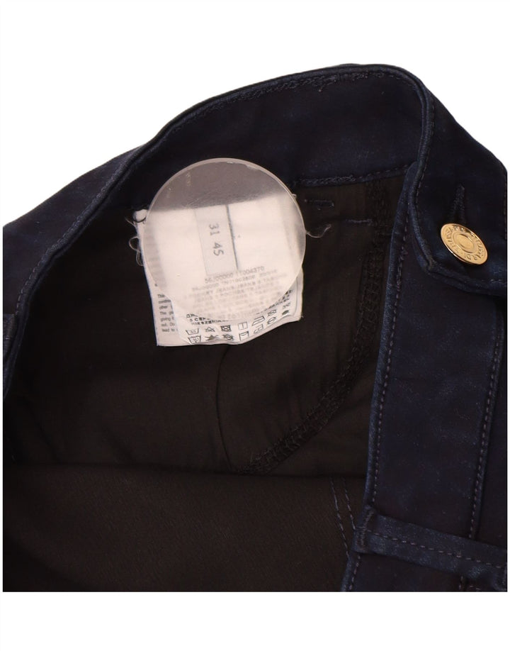 Trussardi Damen Slim Freizeithose W31 L28 Marineblau