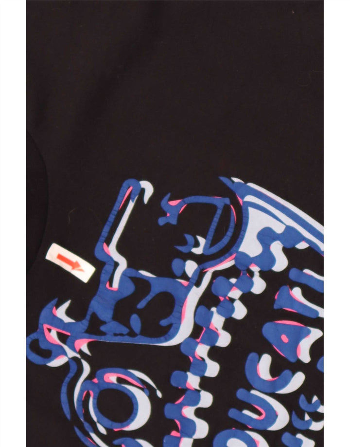 Ducati Grafik-T-Shirt für Damen, UK 12, mittelschwarz, Baumwolle