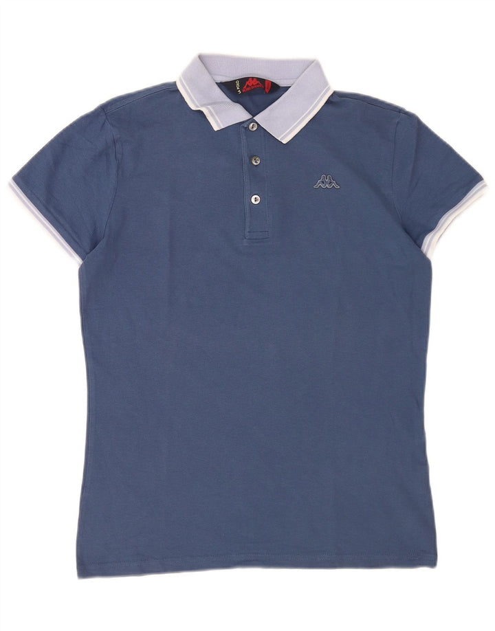 Kappa Herren-Poloshirt, klein, Blau, Farbblock