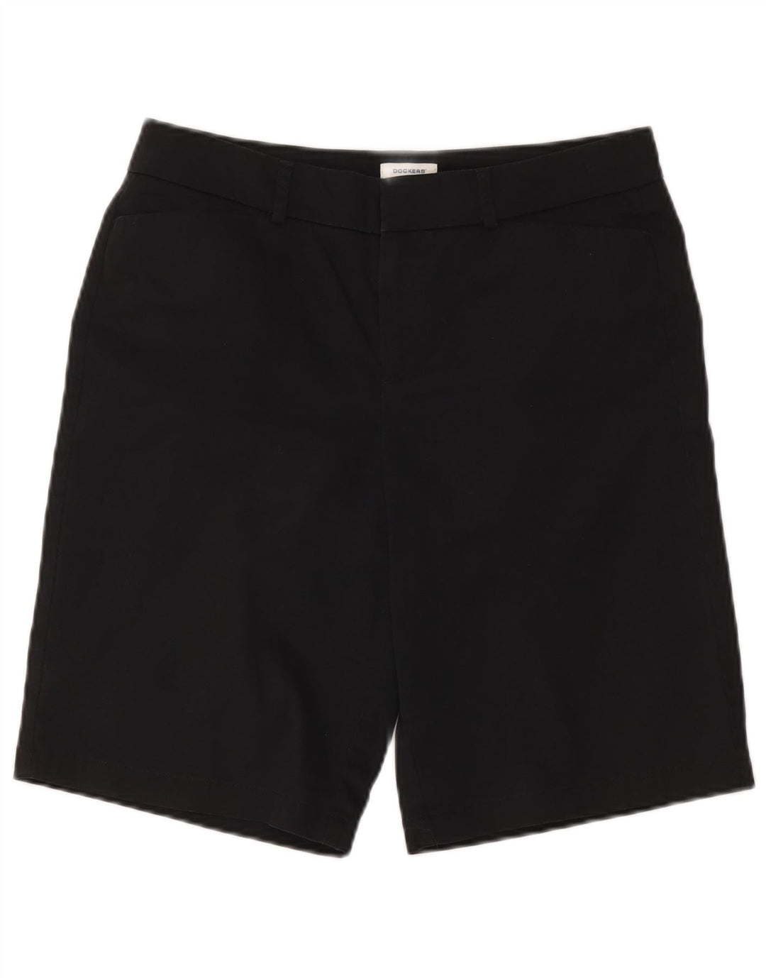 Dockers Herren Ideal Fit Casual Shorts W32 Mittelschwarze Baumwolle