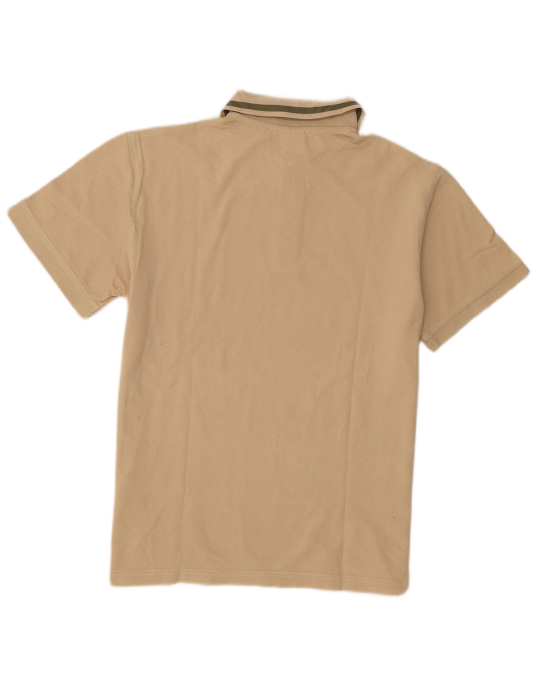 Diadora Herren Kurzarm-Poloshirt in normaler Passform, mittelbeige Baumwolle