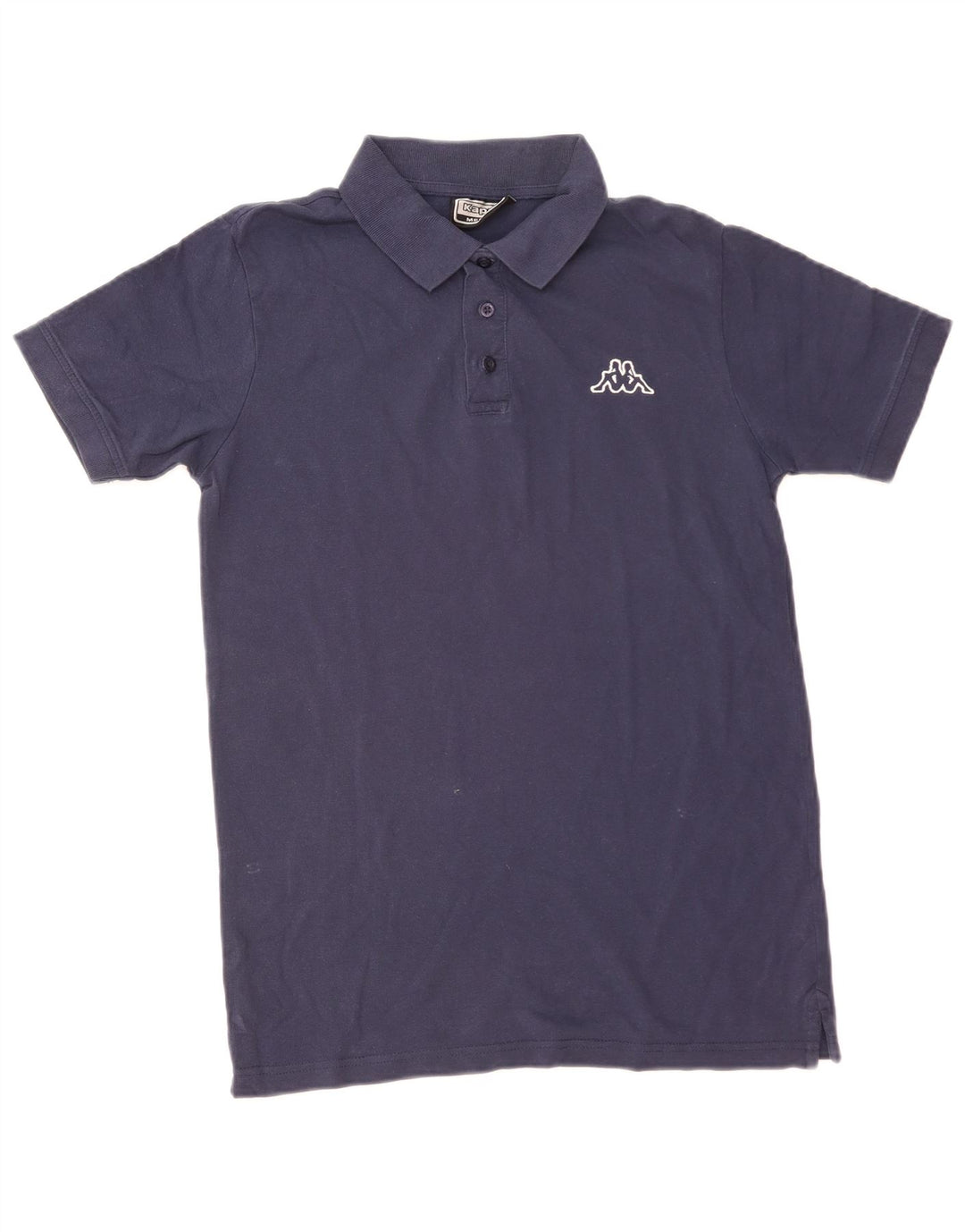 Kappa Herren-Poloshirt, mittelmarineblaue Baumwolle