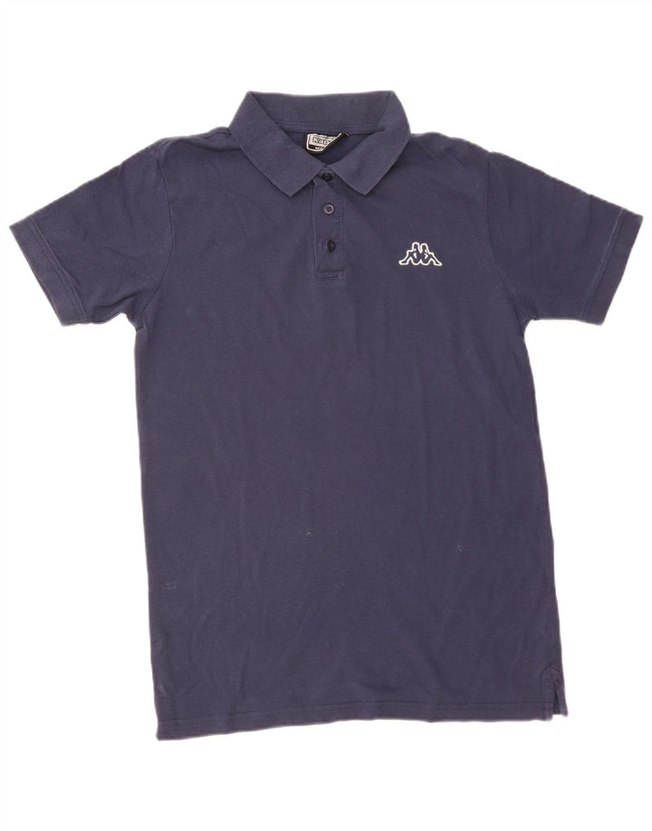 Kappa Herren-Poloshirt, mittelmarineblaue Baumwolle