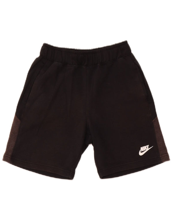 Nike Sport-Shorts für Mädchen, 10–11 Jahre, mittelgroß, schwarz, Colourblock-Baumwolle