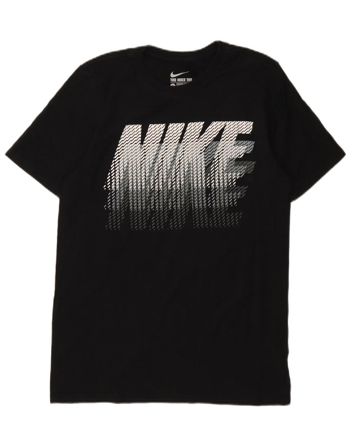 Nike Herren Athletic Cut Graphic T-Shirt Top Small Schwarz