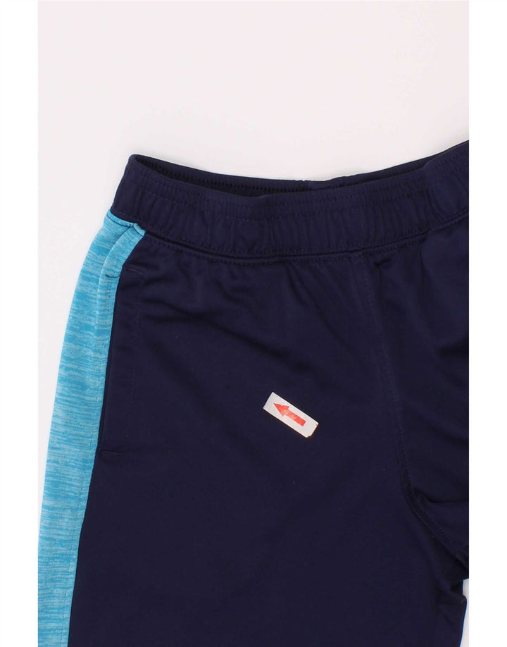 Under Armour Jungen-Sportshorts, 5–6 Jahre, marineblaues Farbblock-Polyester